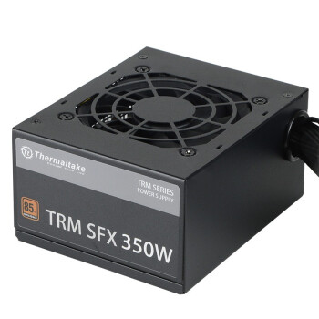Thermaltake（Tt）额定350W TRM SFX 350 电脑电源（智能温控风扇/主动PFC/小尺寸/无转接架）