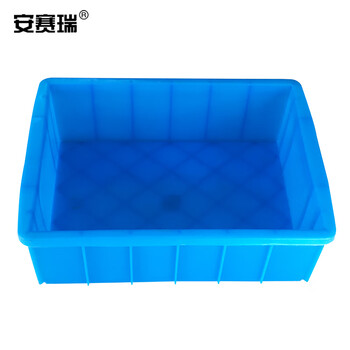 安赛瑞 塑料周转箱零件盒 230×170×75mm（5个装） 储物箱元件收纳分类筐 小号物料工具箱配件盒 蓝色 24558