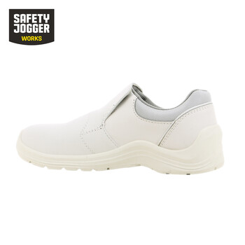 鞍琸宜GUSTO81劳保鞋男女轻便防砸防静电安全鞋白色41码1双装DKH