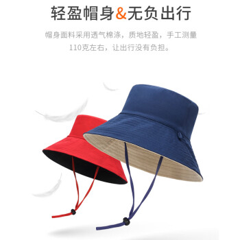 谋福（CNMF）夏天渔夫帽 韩版防晒沙滩帽遮阳帽（桔色 ）