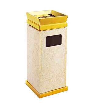 南 GPX-7R03 皇冠座地 南方烟灰桶 镜金 办公楼立式创意座地烟灰桶户外垃圾箱大厅大堂电梯口烟灰桶