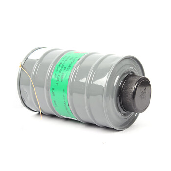 唐人3号全面具+4号罐灰色罐体+0.5米管防护氨气及氨的衍生物硫化氢套装