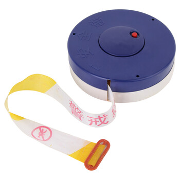 坚冠 安全隔离警示线 约100米 交通工程警告分割带警戒线 盘式警示带可反复使用