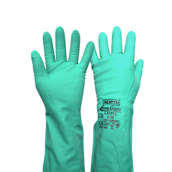 Honeywell 霍尼韦尔 LA132G 无衬丁腈防化手套 定做 8码 12副装