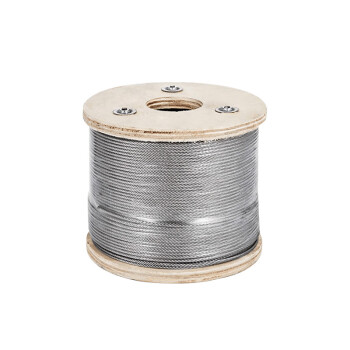 飞尔（FLYER）捆扎绳 不锈钢丝打包绳 包装捆扎钢丝 钢丝绳【316 一股七根 直径0.8mm 100米】