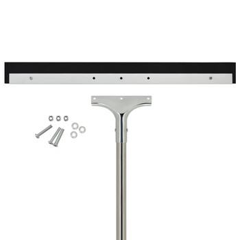 益美得 大号海绵地刮地面刮水器商用地板刮刀卫生间浴室不锈钢杆铝合金清洁刮 75厘米