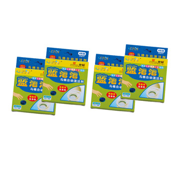北奥（Beao）OK-L1 蓝泡泡洁厕宝 四盒装4个/盒 马桶清洁剂 厕所清洁马桶泡腾片