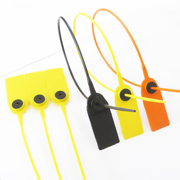 飞尔（FLYER）塑料封条 一次性标签吊牌扎带 防拆防伪扣100条【30×2.26cm下单请备注颜色】