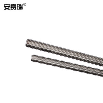 安赛瑞 不锈钢丝杠/丝杆 全螺纹牙条通丝全牙螺杆牙棒机牙螺丝杆M18×1000mm 430264