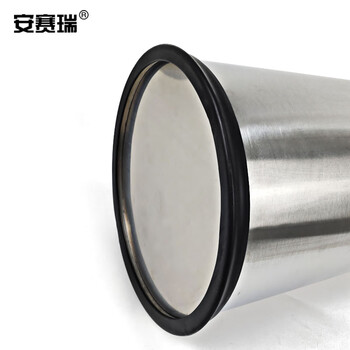 安赛瑞 不锈钢茶渣桶 大容量茶水桶排水桶 带盖加厚茶渣过滤垃圾筒 砂钢 12L 26745