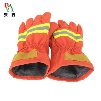 东安(DA)17款消防员抢险救援手套 耐磨隔热阻燃 标准GA633-2006 定做 1双