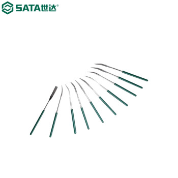 世达（SATA）03805 10件套金刚石异型什锦锉