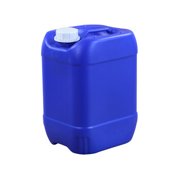 兰诗（LAUTEE）DA2203 塑料桶蓝堆码桶密封化工桶白色方桶包装桶 25L深蓝色B款