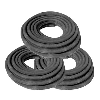 聚远 JUYUAN 1001 黑色夹布橡胶水管  内径51mm*3层*18米
