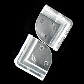 海斯迪克 HK-336 透明防撞护角 安全护角 保护角 透明防护桌角 笑脸L型防撞角（10个装）