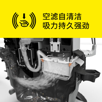 KARCHER 德国卡赫 商用工业桶式干湿两用抖尘大功率大吸力吸尘器 NT30/1 AP 30升尘桶 原装进口