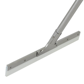 益美得 地面刮水器大号不锈钢硅胶地刮推水器地板刮刀 45厘米硅胶地刮