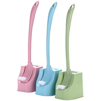 庄太太【款C颜色随机】卫生间厕所软毛无死角马桶刷坐便刷