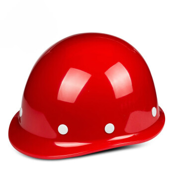 SB 赛邦 004圆顶玻璃钢安全帽 建筑工程工地电力施工可印字领导监理防砸 红色
