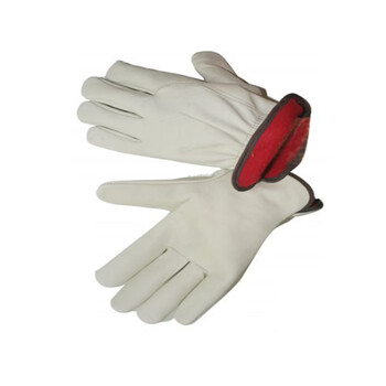 威仕盾（WESTUN） G-2703 白色牛青保暧司机手套 L码 1副