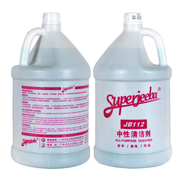 SUPERJEEBA  白云洁霸 JB112 中性多功能清洁剂 酒店宾馆多功能中性清洗剂 3.78L/桶