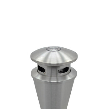 益美得 DB6004 户外不锈钢烟蒂柱烟灰柱垃圾桶吸烟室灭烟桶 111F款