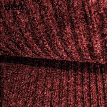 安赛瑞 双条纹PVC复合地垫 40×60cm 防尘防水进门垫 绒面进门换鞋脚垫 卫生间脚垫 暗红色 10710