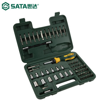 世达（SATA）09324 60件6.3MM系列及套筒旋具头组套
