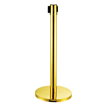 南 HCLG-H 伸缩带栏杆座 钛金 伸缩带栏杆座银行隔离带警戒线围栏护栏排队栏