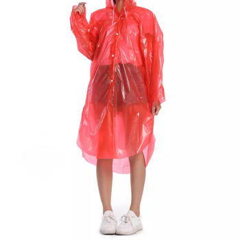 东电通信 DODEM 红/黄/蓝加厚款成人一次性雨衣