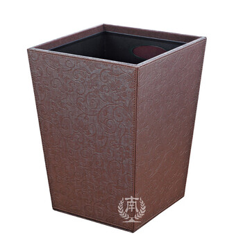 南 GPX-45J 南方套皮房间桶 咖啡色 果皮桶  商用酒店宾馆客房垃圾桶