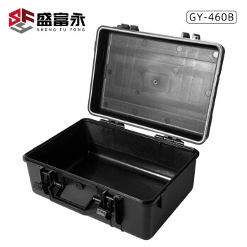 盛富永 ABS塑料防水工具箱 五金维修手提箱 精密仪器防护箱 （430*290*190mm）