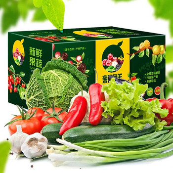 新鲜蔬菜礼盒 蔬菜礼券 蔬菜提货券 蔬菜宅配卡 鲜蔬悦动288型