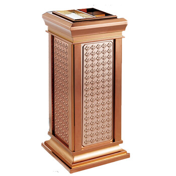 南 GPX-8H 皇家座地 南方烟灰桶 玫瑰金 商场垃圾桶 酒店落地烟灰桶立式果皮桶商场垃圾筒 