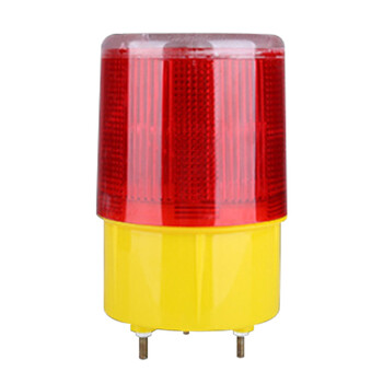 金诗洛 KSL177 太阳能警示灯 LED交通信号灯夜间路障灯施工交通安全指示灯 套式