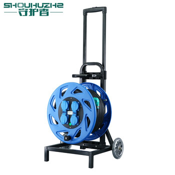 守护者（SHOUHUZHE）移动式电缆盘 4位国标卷线盘 220V YZW2*2.5平 100米 SCF35016B10