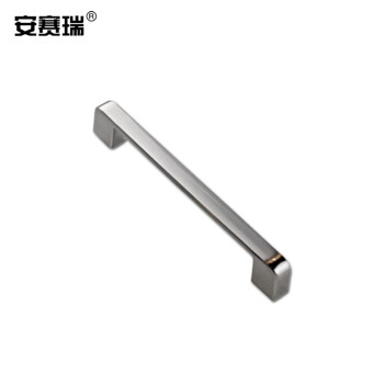 安赛瑞 简约柜门拉手 现代简约锌合金拉手橱柜门抽屉衣柜门祥兴把手孔距160mm 5个装 510093