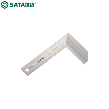 世达（SATA）91412    铝柄钢角尺 300MM