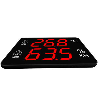 匡建仪表（CONJANT）HEC-106A工业级温湿度计 高精度实验室内仓库工厂医药用壁挂式声光报警大屏幕显示显示仪