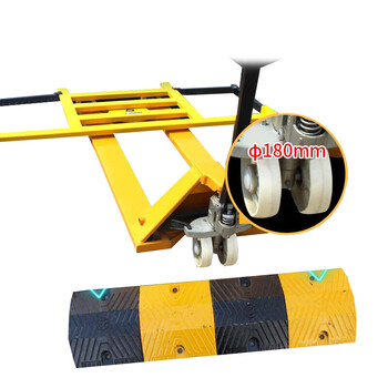 盛富永 液压汽车移车器机械拖车架小区物业挪车器移位器清障神器工具 3吨标准1.6米+液压四代*2台