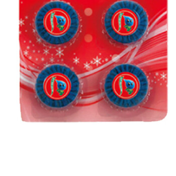 北奥（Beao）OK-K4 蓝泡泡洁厕宝 四盒装4个/盒 马桶清洁剂 厕所清洁马桶泡腾片