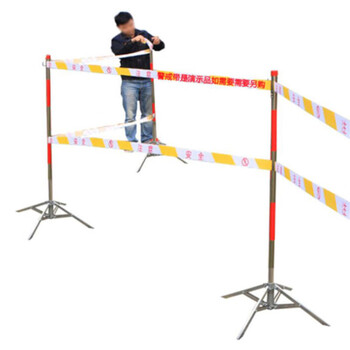 海斯迪克 gnjz-1114 电力施工围网支架 隔离网 警示带支柱 不锈钢伞式支架