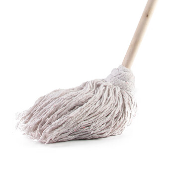 工霸（GONGBA）老式木柄拖把 白棉线木杆拖把墩布拖布（10把）定制