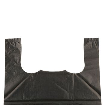 昂来瑞特 垃圾袋 背心式 40*60cm 黑色 50只装 WHLJD-0017