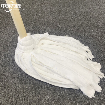 中环力安【绿灰】木杆墩布线拧水拖把毛巾布条老式拖布保洁酒店物业