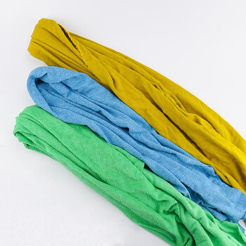 赫思迪格 JG-350 杂色抹布 工业擦机碎布 花色擦机布 吸水吸油棉布抹布 杂色擦机布5kg