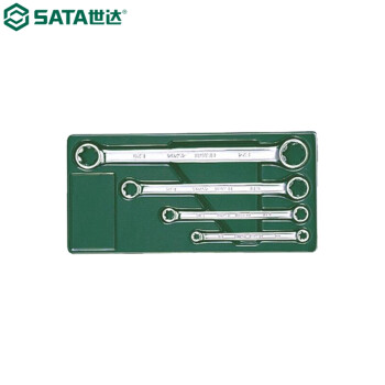 世达（SATA）09012 4件全抛光花形扳手组套 09012 其他