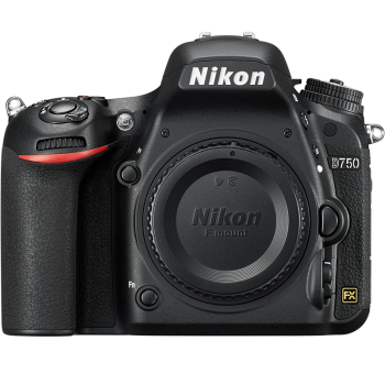 尼康（Nikon）D750单反数码照相机 全画幅机身 (约2,432万有效像素 51点自动对焦 可翻折屏 内置WiFi)