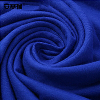 安赛瑞 劳保圆领棉质短袖T恤 棉质吸汗工作短袖T恤 劳保工作服内搭短袖衣 深蓝色 XXXL码 劳防用品  11265