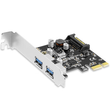 魔羯(MOGE)PCIEx1转USB3.0双口USB3.0扩展卡 MC2010 赠送短挡板 瑞萨(NEC)芯片